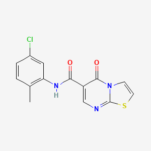 N-(5-chloro-2-methylphenyl)-5-oxo-5H-thiazolo[3,2-a]pyrimidine-6-carboxamide