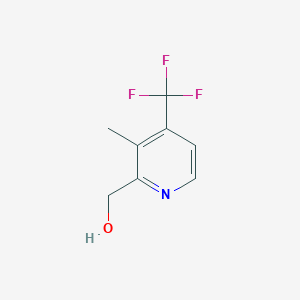 molecular formula C8H8F3NO B2358551 [3-Methyl-4-(trifluoromethyl)pyridin-2-yl]methanol CAS No. 1823366-27-3