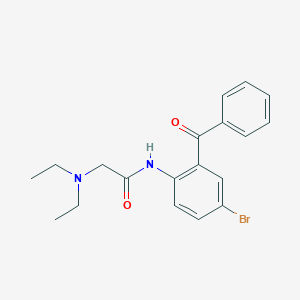 N-(2-benzoyl-4-bromophenyl)-2-(diethylamino)acetamide