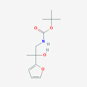 tert-butyl N-[2-(furan-2-yl)-2-hydroxypropyl]carbamate