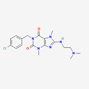1-(4-chlorobenzyl)-8-((2-(dimethylamino)ethyl)amino)-3,7-dimethyl-1H-purine-2,6(3H,7H)-dione