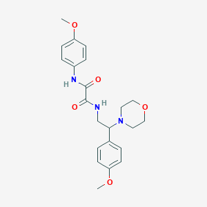 N1-(4-methoxyphenyl)-N2-(2-(4-methoxyphenyl)-2-morpholinoethyl)oxalamide