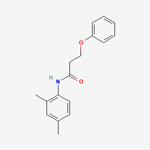 molecular formula C17H19NO2 B2358615 N-(2,4-二甲基苯基)-3-苯氧基丙酰胺 CAS No. 304889-00-7
