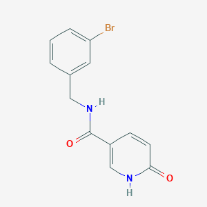 N-(3-bromobenzyl)-6-oxo-1,6-dihydropyridine-3-carboxamide