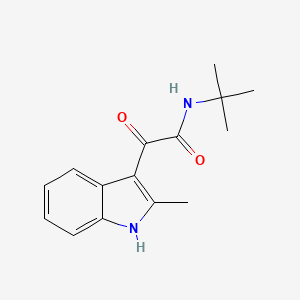 molecular formula C15H18N2O2 B2358646 N-tert-butyl-2-(2-methyl-1H-indol-3-yl)-2-oxoacetamide CAS No. 852368-65-1