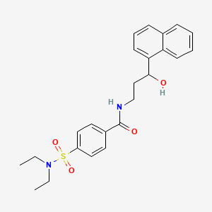 4-(N,N-diethylsulfamoyl)-N-(3-hydroxy-3-(naphthalen-1-yl)propyl)benzamide