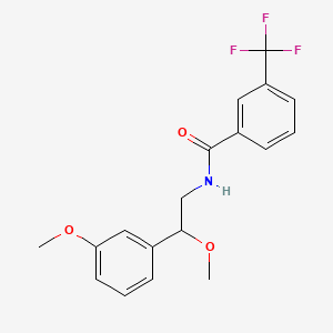 N-(2-methoxy-2-(3-methoxyphenyl)ethyl)-3-(trifluoromethyl)benzamide