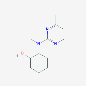 2-[Methyl-(4-methylpyrimidin-2-yl)amino]cyclohexan-1-ol