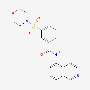 N-isoquinolin-5-yl-4-methyl-3-morpholin-4-ylsulfonylbenzamide