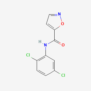molecular formula C10H6Cl2N2O2 B2358699 N-(2,5-dichlorophenyl)-1,2-oxazole-5-carboxamide CAS No. 941957-56-8