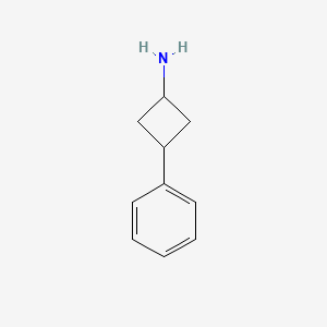 molecular formula C10H13N B2358703 3-Phenylcyclobutan-1-amine CAS No. 90874-41-2