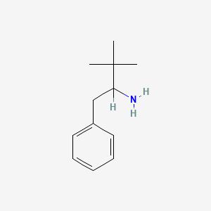 molecular formula C12H19N B2358729 1-Phenyl-2-amino-3,3-dimethylbutane CAS No. 67309-37-9
