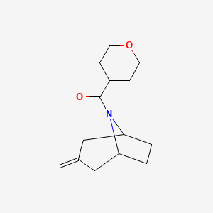 ((1R,5S)-3-methylene-8-azabicyclo[3.2.1]octan-8-yl)(tetrahydro-2H-pyran-4-yl)methanone