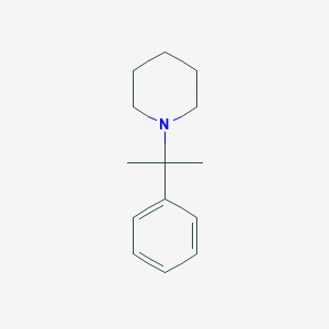 molecular formula C14H21N B023590 1-(2-Phenylpropan-2-yl)piperidine CAS No. 92321-29-4