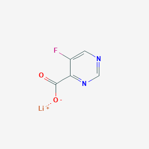 molecular formula C5H2FLiN2O2 B2359018 Lithium;5-fluoropyrimidine-4-carboxylate CAS No. 2567495-97-8