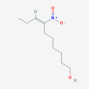 molecular formula C10H19NO3 B235903 (E)-7-Nitro-7-decen-1-ol CAS No. 138668-16-3