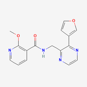 N-((3-(furan-3-yl)pyrazin-2-yl)methyl)-2-methoxynicotinamide