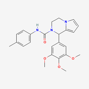 N-(p-tolyl)-1-(3,4,5-trimethoxyphenyl)-3,4-dihydropyrrolo[1,2-a]pyrazine-2(1H)-carboxamide