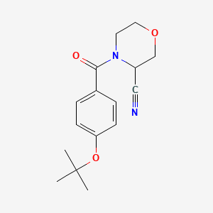 4-[4-(Tert-butoxy)benzoyl]morpholine-3-carbonitrile