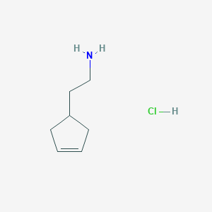 2-(Cyclopent-3-en-1-yl)ethan-1-amine hydrochloride