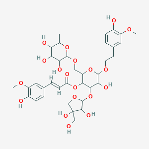 molecular formula C36H48O19 B235925 Pedicularioside H CAS No. 138989-16-9