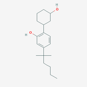 2-(3-Hydroxycyclohexyl)-5-(2-methylhexan-2-YL)phenol