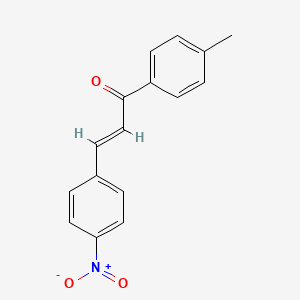 molecular formula C16H13NO3 B2359418 (2E)-1-(4-methylphenyl)-3-(4-nitrophenyl)prop-2-en-1-one CAS No. 102692-40-0