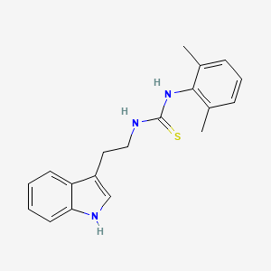 molecular formula C19H21N3S B2359433 1-(2,6-dimethylphenyl)-3-[2-(1H-indol-3-yl)ethyl]thiourea CAS No. 1023443-89-1