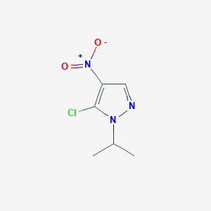molecular formula C6H8ClN3O2 B2359686 5-chloro-1-isopropyl-4-nitro-1H-pyrazole CAS No. 1443287-26-0