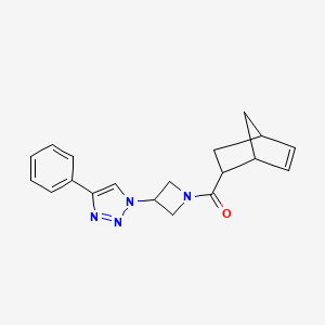(2S)-bicyclo[2.2.1]hept-5-en-2-yl(3-(4-phenyl-1H-1,2,3-triazol-1-yl)azetidin-1-yl)methanone