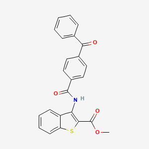 Methyl 3-(4-benzoylbenzamido)benzo[b]thiophene-2-carboxylate