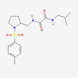 N1-isobutyl-N2-((1-tosylpyrrolidin-2-yl)methyl)oxalamide