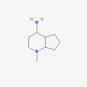 1-methyl-octahydro-1H-cyclopenta[b]pyridin-4-amine, Mixture of diastereomers