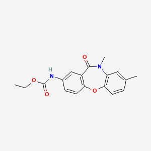 Ethyl (8,10-dimethyl-11-oxo-10,11-dihydrodibenzo[b,f][1,4]oxazepin-2-yl)carbamate