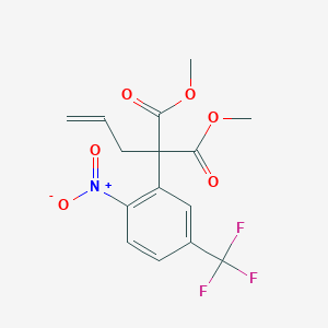 Dimethyl 2-allyl-2-[2-nitro-5-(trifluoromethyl)phenyl]malonate