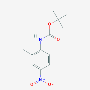 molecular formula C12H16N2O4 B2359945 N-BOC-2-Methyl-4-nitroaniline CAS No. 1389313-39-6