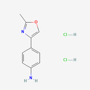 4-(2-Methyl-1,3-oxazol-4-yl)aniline dihydrochloride