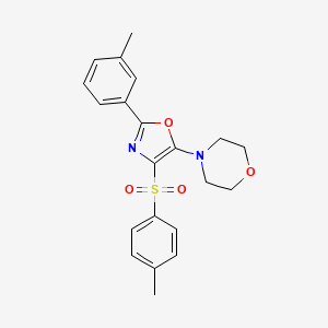 4-(2-(m-Tolyl)-4-tosyloxazol-5-yl)morpholine