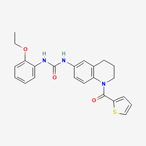 1-(2-Ethoxyphenyl)-3-(1-(thiophene-2-carbonyl)-1,2,3,4-tetrahydroquinolin-6-yl)urea