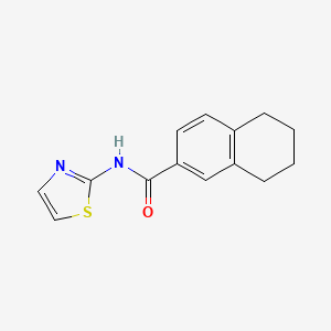 N-(thiazol-2-yl)-5,6,7,8-tetrahydronaphthalene-2-carboxamide