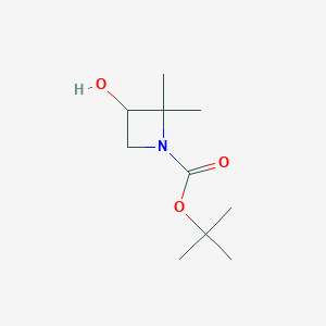 Tert-butyl 3-hydroxy-2,2-dimethylazetidine-1-carboxylate