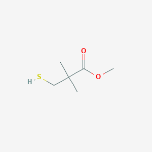 molecular formula C6H12O2S B2359978 methyl 2,2-dimethyl-3-sulfanylpropanoate CAS No. 35040-69-8