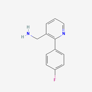 [2-(4-Fluorophenyl)pyridin-3-yl]methanamine