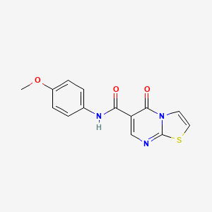 N-(4-methoxyphenyl)-5-oxo-5H-[1,3]thiazolo[3,2-a]pyrimidine-6-carboxamide