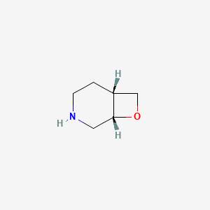 molecular formula C6H11NO B2360010 (1S,6R)-8-Oxa-3-azabicyclo[4.2.0]octane CAS No. 2044705-89-5