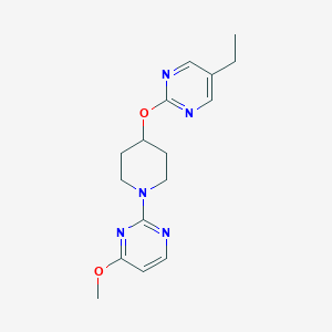 2-[4-(5-Ethylpyrimidin-2-yl)oxypiperidin-1-yl]-4-methoxypyrimidine