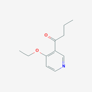 molecular formula C11H15NO2 B2360042 1-(4-Ethoxypyridin-3-yl)butan-1-one CAS No. 1864526-45-3