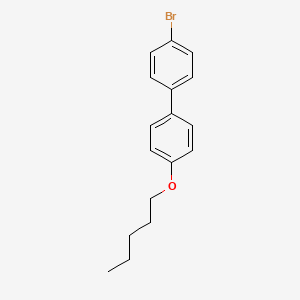molecular formula C17H19BrO B2360085 4-Bromo-4'-(pentyloxy)-1,1'-biphenyl CAS No. 63619-51-2