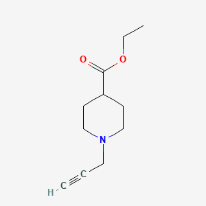 molecular formula C11H17NO2 B2360152 ethyl 1-(prop-2-yn-1-yl)piperidine-4-carboxylate CAS No. 451495-08-2