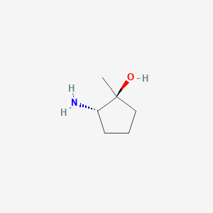 molecular formula C6H13NO B2360272 (1S,2S)-2-amino-1-methyl-cyclopentanol CAS No. 1932297-32-9